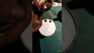 coffee art | new hard design | this is hot coffee