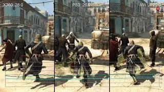 Assassin's Creed 4: Wii U vs. PS3 vs. Xbox 360 Gameplay Frame-Rate Tests
