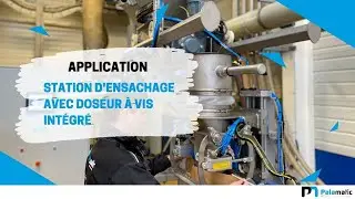Ensacheuse sac - Station d'ensachage avec doseur &agrave; vis Easy Clean int&eacute;gr&eacute; | Palamatic Process