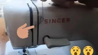 أكثر عطل يتكرر في ماكينة الخياطة singer سنجر 1408/1409/2250/ 3232/1412/3221/M1150/1507/8280 إنتبه