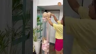 Transparent Doll Storage Bucket from Home Essentials is perfect for organizing toys in style