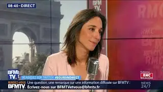 Brune Poirson &eacute;tait face &agrave; Jean-Jacques Bourdin sur RMC et BFMTV