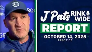 Rink Wide Practice Report w/ Jeff Paterson: Foote, Pettersson and Demko speak | October 14, 2025