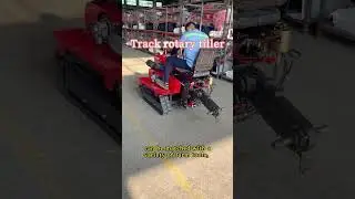 Crawler rotary tiller has high working efficiency and is easy and effortless.#gyrotiller