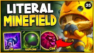 Max CDR Full AP Teemo Shroomfield Build | Unranked to Diamond [Ep.35] - Season 10