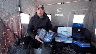 Keep your tackle organized on the ice!