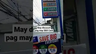 UNIOIL GAS STATION SA MAY SAN JOAQUIN-BUTING MAY DISCOUNT W/ S&R CARD #unioil #gasstation  #discount