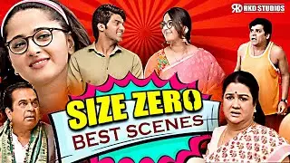 हँसी और रोमांस से भरे Size Zero के Best Scenes | Arya & Anushka Shetty Romantic Moments in Hindi 🎬