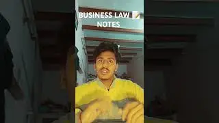 Free notes for business law CA foundation 2025 . 📝📝 fear gone #ca #chartedaccountant #charted #exam