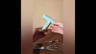 Sbattitore elettrico compatto, cordless e abbastanza potente  Pratico e comodo