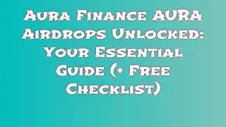 Grab Aura Finance AURA Airdrop for Free | Learn How to Swap or Sell Aura Finance AURA Airdrop