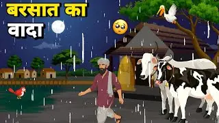 बरसात का वादा || Barsat ka wada || Hindi Kahani Cartoon || Hindi stories 