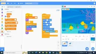 How to make a shark eating fish game in scratch