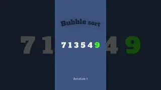 Bubble sort #shorts
