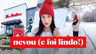 Uma semana de neve em Vancouver! ❄️Como foi lidar com neve no dia a dia? 🧐