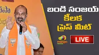 Bandi Sanjay Sensational Press Meet LIVE | Mango News