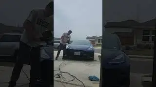 Tesla Model 3 Exterior Detailing: NO SWIRLS Wash Routine! #detailing