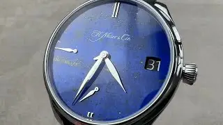 Обзор часов H. Moser & Cie Endeavour Perpetual Calendar LE 1800-2002 Lapis Dial