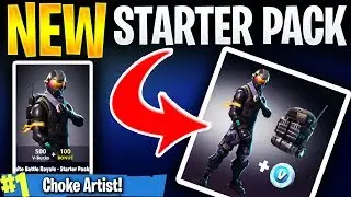 NEW STARTER PACK FOR BATTLE ROYALE! (Fortnite Battle Royale Gameplay)