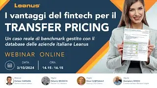 I vantaggi del fintech per il TRANSFER PRICING