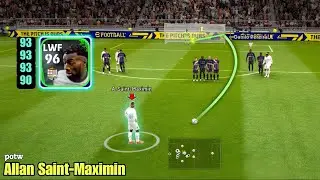 Dribbling master potw ALLAN SAINT-MAXIMIN Review || Efootball Mobile 2023 😱