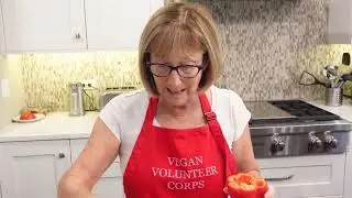 BARLEY-STUFFED PEPPERS by Thug Kitchen Cookbook and modified by Sherry Shrallow
