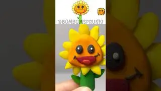 Making Sprunki Oc Sunflower from PVZ #sprunki #clay #art #incredibox #sunflower @bombomsprunki