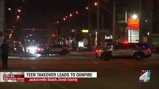 Jacksonville Beach Police say 4 people were shot during &lsquo;takeover&rsquo; event