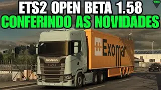 ETS2 1.58 open beta - testando as novidades - a melhor física do jogo