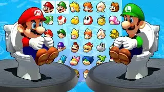 Mario Kart 8 Duluxe - Mario and Luigi Drives on a Toilet | The Peak Racing Game on Nintendo Switch