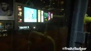 Onboard NMMT Volvo (B7RLE) : Interior + Control Panel + Some action on Mumbai's Roads