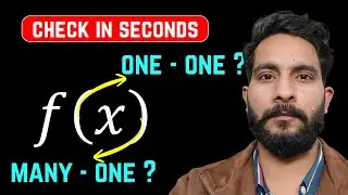 One - One or Many - One ? Easiest Tricks to check a Function | Class 12 | JEE Mains & Advanced