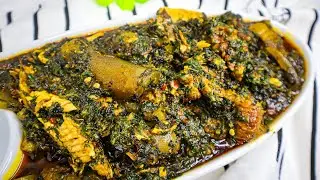How to make Incredible Calabar Style Bitterleaf Soup the correct way. No Nonsense added!