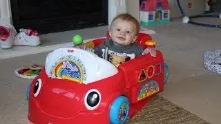 Fisher Price Crawl Around Car Unboxing and Playtime Review