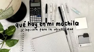 Qué hay en mi mochila + lapicera / favoritos 2020 (estudiante de universidad) 📓📑🖊