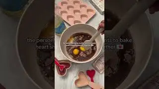 me, you, and baking this Valentine's Day ❤️🍫 #valentinesideas #baking #brownies