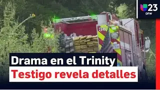 Bomberos buscan con drones a kayakista perdido en Dallas