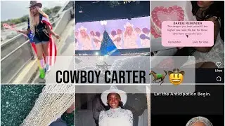 GRWM FOR COWBOY CARTER ATL NIGHT 2 | Beyonc&eacute; The FLYING Horse Lady 🤠 | Whole look less than $20??? 