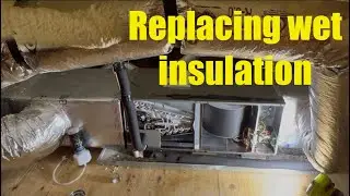 Lennox air handler wet insulation 