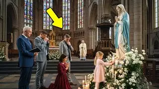 😮 Durante la misa, la nieta ciega de un pastor evangélico toca a la Virgen… y lo imposible sucede