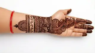 New mehndi design || simple design || arabic mehndi || viral design || beautiful mehndi designs ||