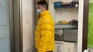 N-ike x NOCTA Sunset Puffer Jacket Yellow
