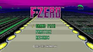 F-Zero [SNES 1990] - GAMEPLAY