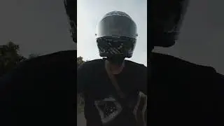 riding pakai helm njs zx1r  #njs #helmlokal