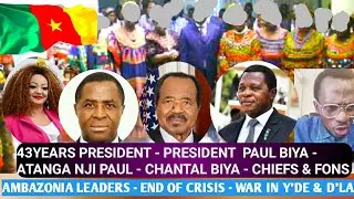 SOUTHERN CAMEROON LEADERS || ATANGA NJI PAUL || CHIEFS ABROAD || TEACHERS || CHANTAL BIYA PROPHECIES