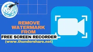How to remove watermark from free screen recorder