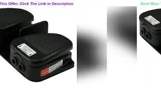 Limited Linemaster TWIN 3C-30A2-S Clipper Twin Airval Foot Switch, 3-Way Pneumatic, 2-Pedal, Moment