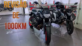 LEVEI A MT07 PARA FAZER A PRIMEIRA REVISAO DOS MIL KM NA YAMAHA