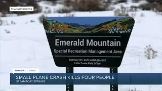 Four killed in plane crash near Steamboat Springs overnight; NTSB investigating