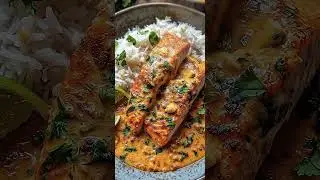 Coconut Curry Salmon with Garlic Butter | Full Recipe in Description